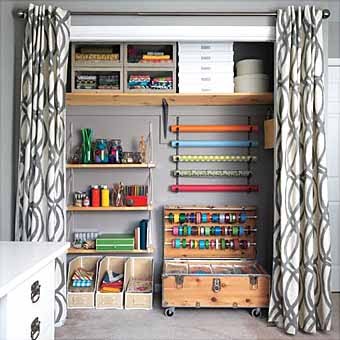 порядок в комнате - находим место всем материалам для рукоделия