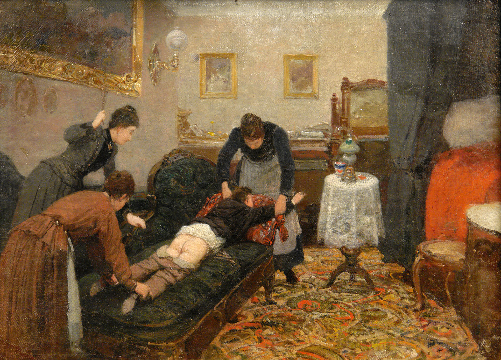 Павел Ковалевский, «Порка», 1883 год