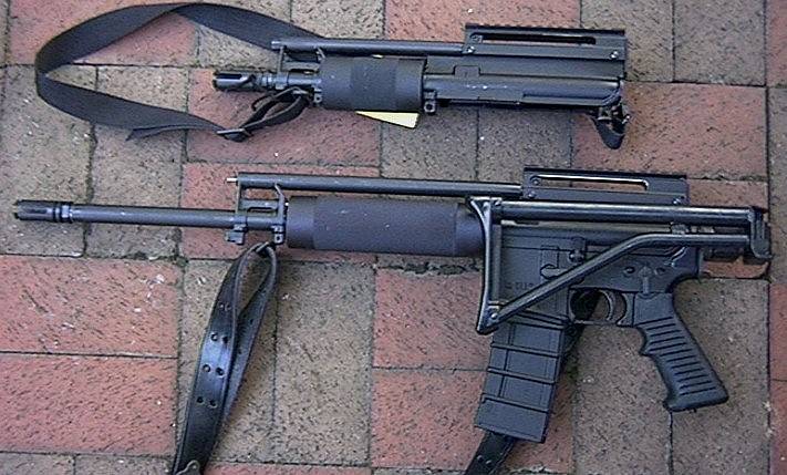 Пистолет из винтовки: Olympic Arms OA-93.