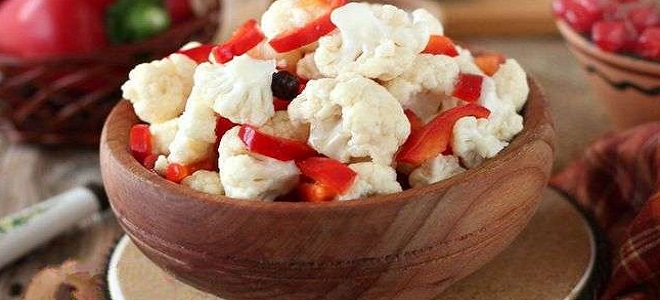 Цветная капуста по-корейски - пикантная и очень вкусная закуска закуски,корейская кухня,кулинария,салаты,цветная капуста