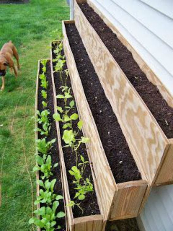 Красочные вертикальные грядки — когда можно ограничиться менее чем 0,5 кв. м. участка поделки для сада,полезные советы,разное
