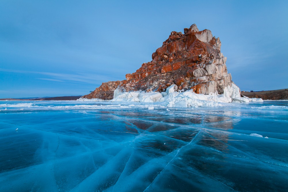 Сокровище Байкала место, самое, трещины, практически, которые, прямо, только, просто, можно, всего, по льду, самых, этого, марта, гроты, торосы, острова, Ольхон, проходит, ледяные