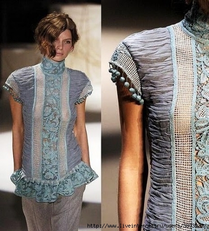 Для тех, кто вяжет и шьет. Идеи для комбинирования вязания и ткани Для тех, кто вяжет и шьет. Идеи для комбинирования вязания и ткани вязание