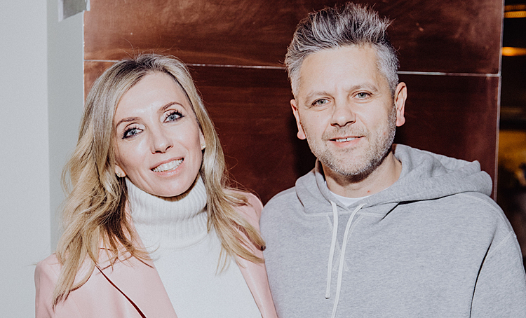 Светлана Бондарчук с мужем Сергеем Харченко, Никита Пресняков с женой Аленой и другие на открытии бутика в Москве