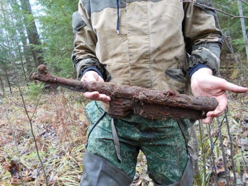 Находки военного арсенала археология, находка, оружие, пистолет