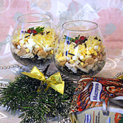 Веррины  с курицей, грибами и диким рисом