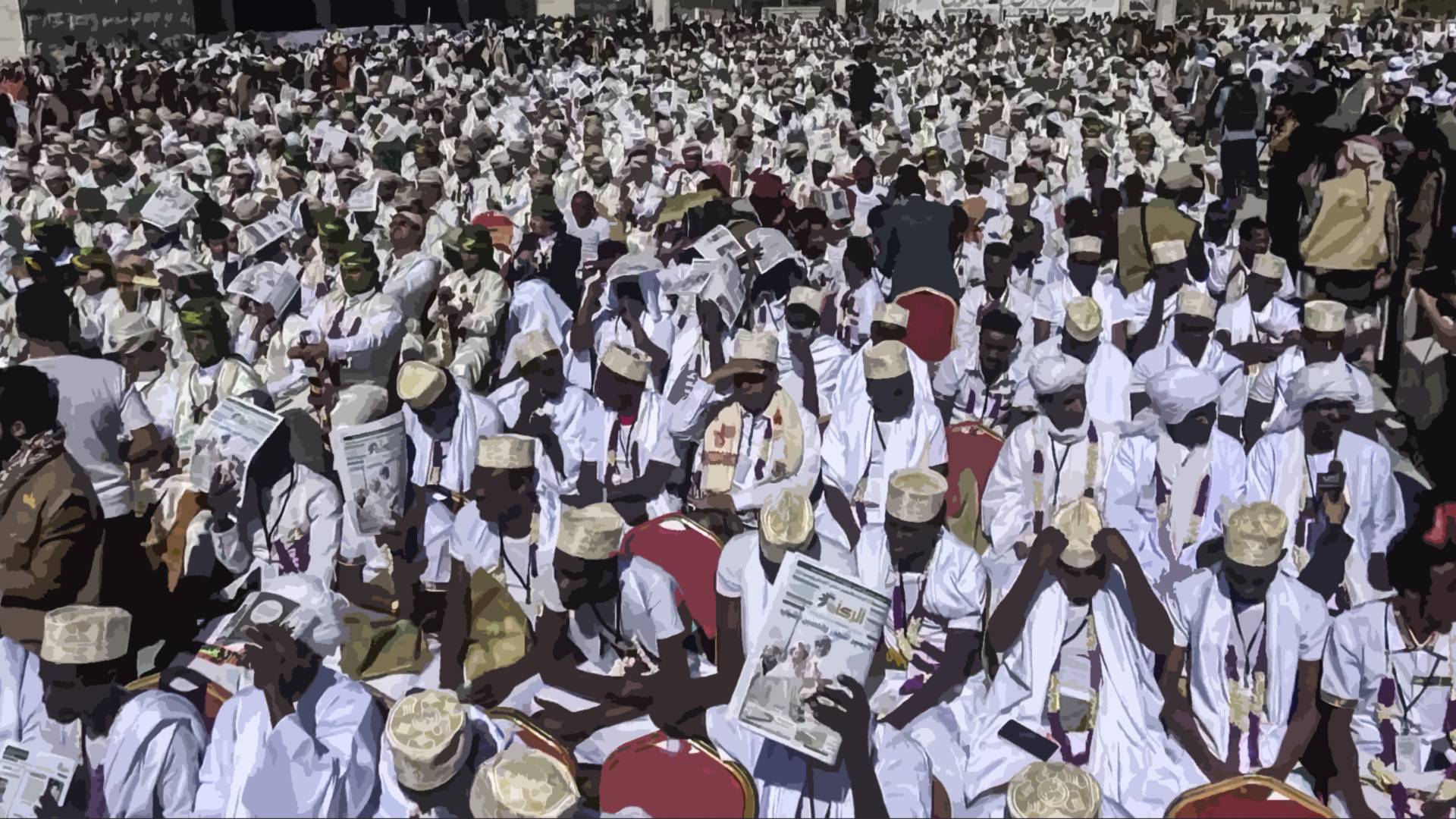 Тысячи женихов и невест собрались на крупнейшей массовой свадьбе в истории Йемена