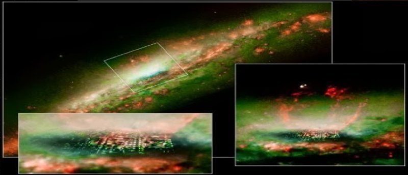 Телескоп Hubble обнаружил во Вселенной «город Бога» космос, открытия, хабл