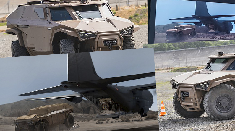 Вольво разработало невероятный внедорожник для военных, способный ездить боком