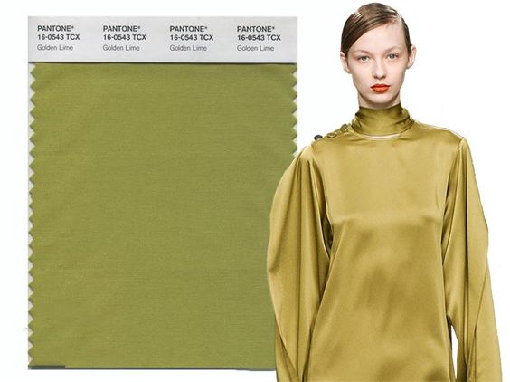 2017 Pantone fall color trend Golden Lime