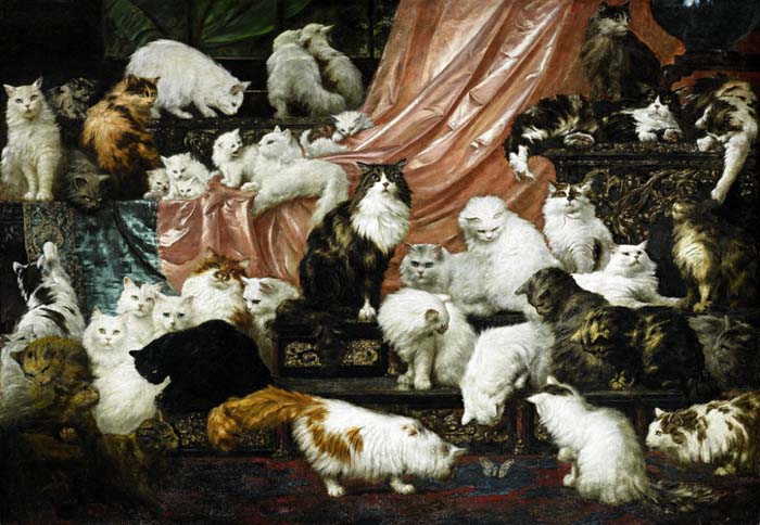 Карл Калер, «Любовники моей жены», 1893 год, холст, масло. 180 × 260 см. Карл Калер, «Любовники моей жены», 1893 год, холст, масло. 180 × 260 см.