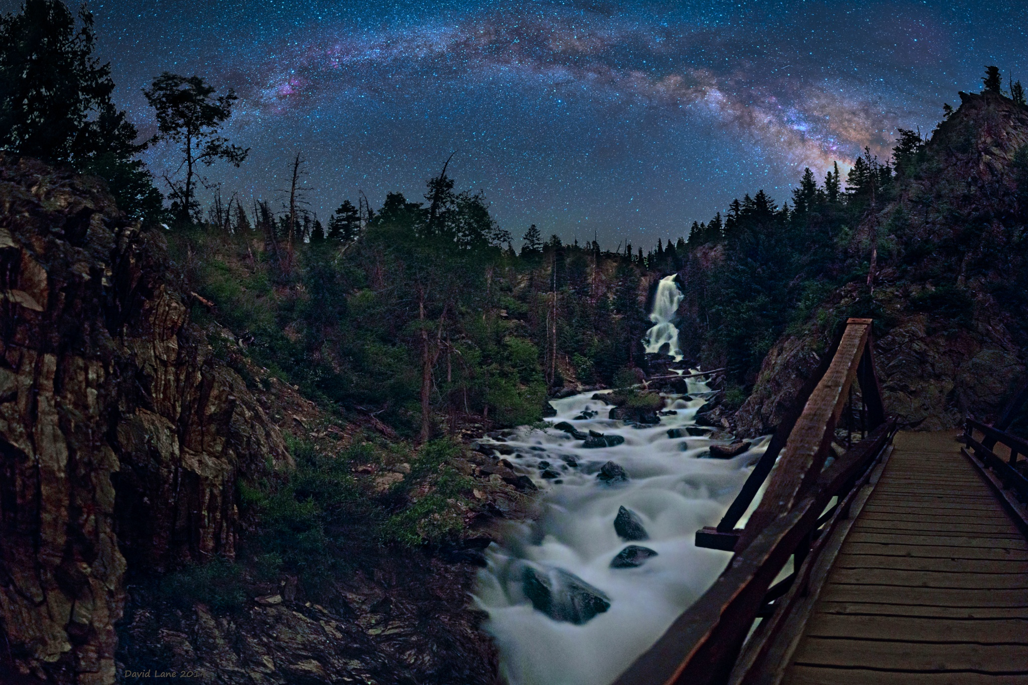 Milky way from Yellowstone Park-11