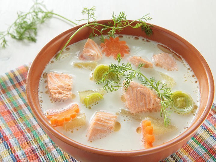 Вкуснейшая уха из семги