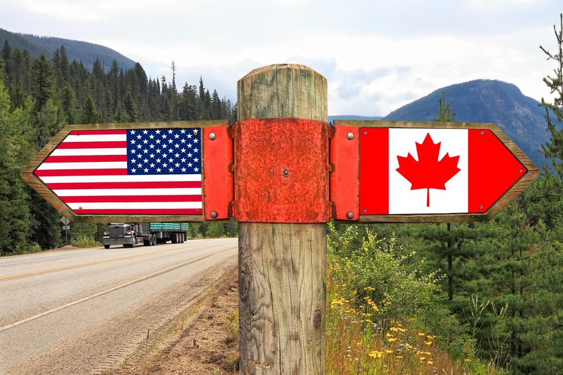 Почему между США и Канадой такая ровная граница