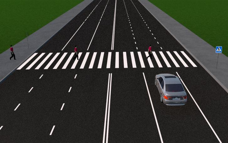 Пешеход зашел на зебру, но еще далеко от машины: пропускать? Пешеход зашел на зебру, но еще далеко от машины: пропускать? авто и мото,автоновости