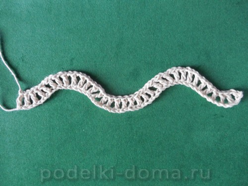 Схема вязания крючком браслет