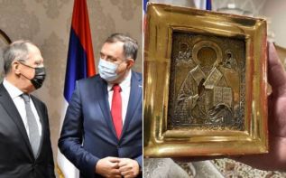 Старинная икона подаренная Лаврову, вызвала международный скандал