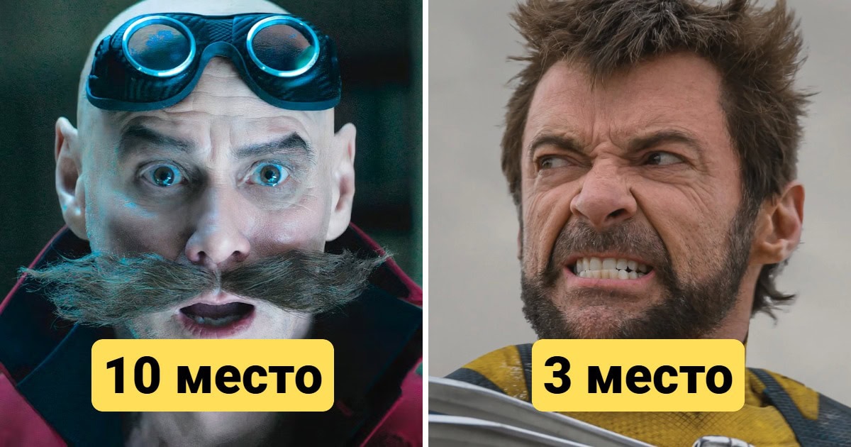 Названы самые прибыльные фильмы за последний год. Вот только первые два места — мультфильмы