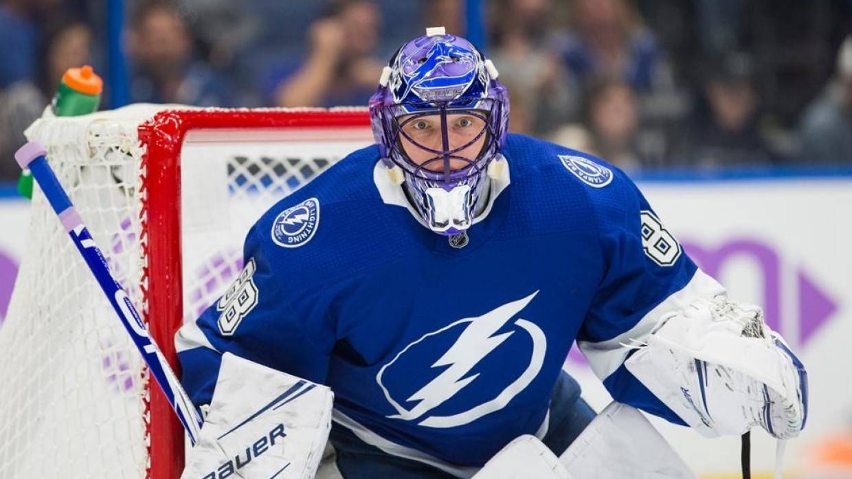 Василевский и Сергачев поучаствовали в разгромной победе «Тампы» над «Аризоной» в НХЛ