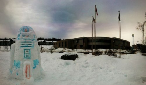 Необычные и прикольные снеговики 