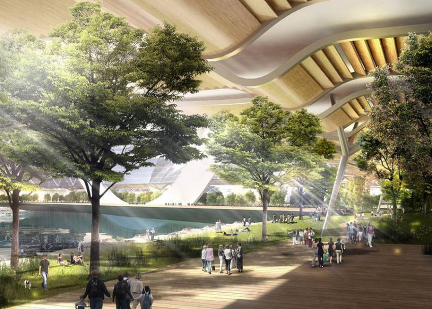 Китайский город будущего технологии, китай, Eco Atlantis, города, будущее, проект