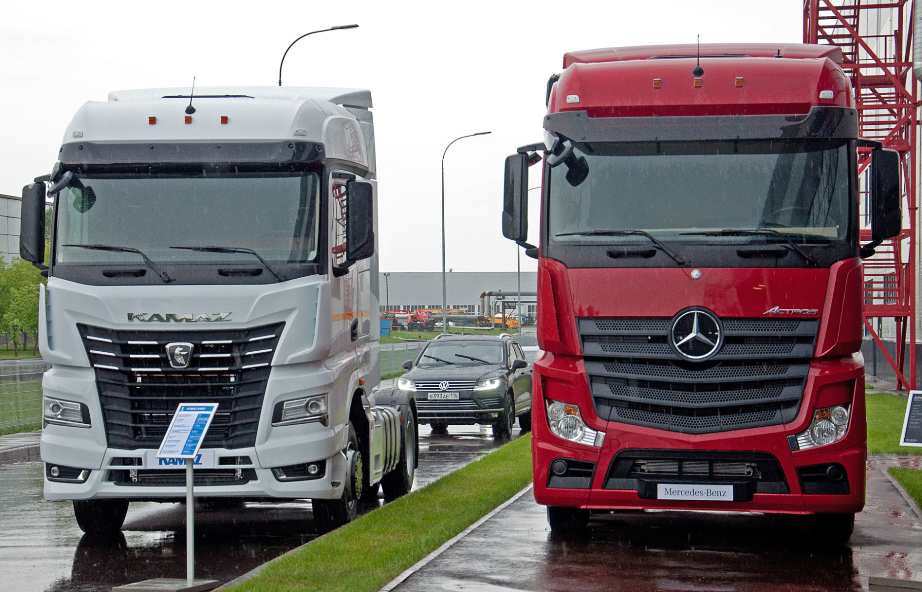 И немцу хорошо, и русскому неплохо: запущен завод каркасов кабин для грузовиков КамАЗ и Mercedes-Benz daimler,КамАЗ,марки и модели