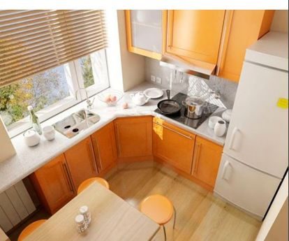 Идеи для маленькой кухни Идеи для маленькой кухни интерьер,мебель