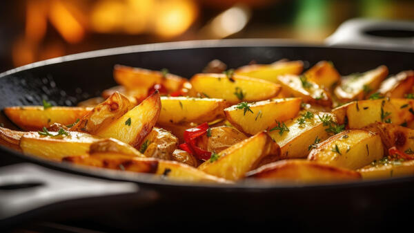 Как пожарить картошку, чтобы она не развалилась и не сгорела — делайте только так - похожая новость на Toplenta