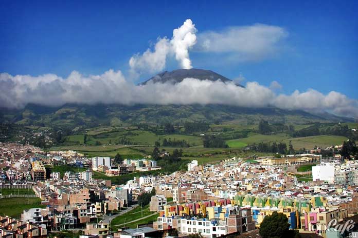 Галерас - один из самых опасных действующих вулканов на Земле