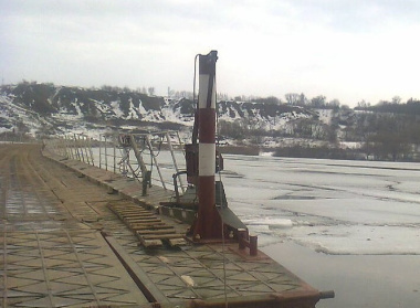 В Спасском районе временно закрыли наплавной мост через Оку 