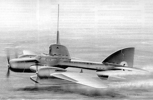 Летающая подводная лодка: самый смелый проект советских инженеров