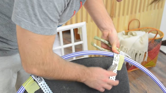 Неожиданная переделка офисного стула своими руками — отличный результат кресло,мебель,переделка,своими руками,умелые руки