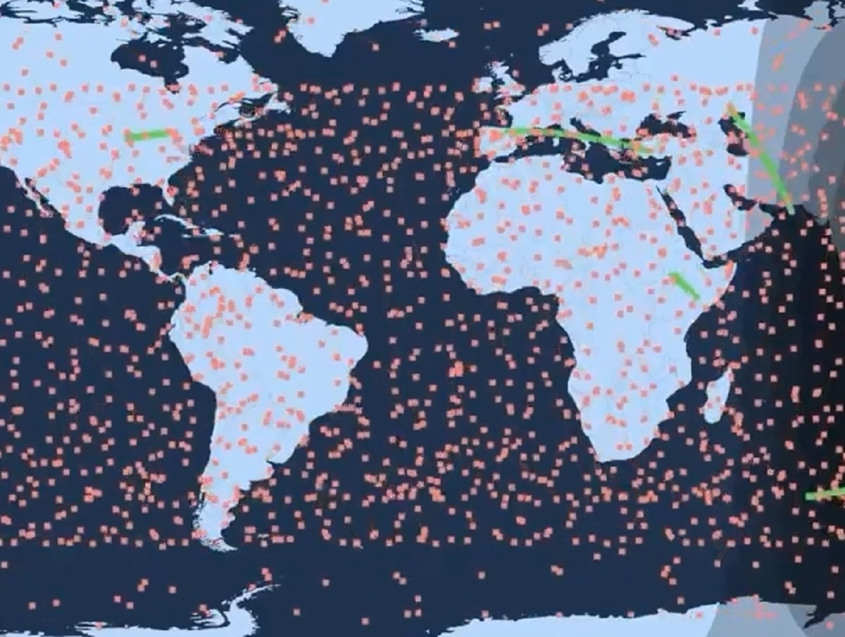 Спутников Илона Маска в небе видно скоро будет столько, сколько звёзд: опубликовано видео