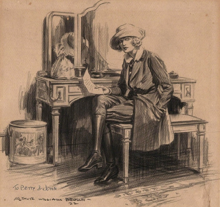 Артур Уильям Браун (1881-1966) известный коммерческий художник и его работы