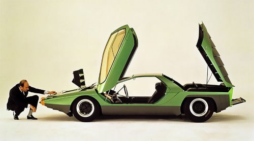 Концепт из будущего прошлого: Alfa Romeo Carabo 1968 года авто и мото,автомобиль,автоновости,тюнинг