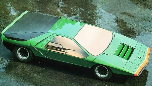 Концепт из будущего прошлого: Alfa Romeo Carabo 1968 года авто и мото,автомобиль,автоновости,тюнинг