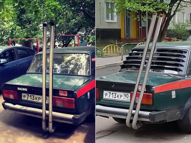 Выхлопные трубы тюнинг