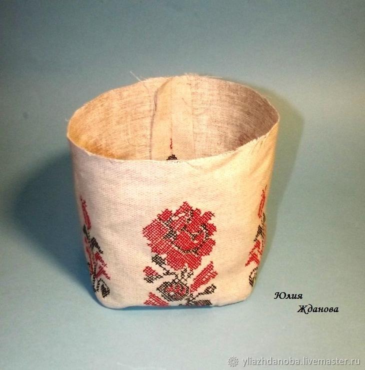 Создаем органайзер для рукодельницы. Два в одном: корзинка + игольница в славянском стиле идеи