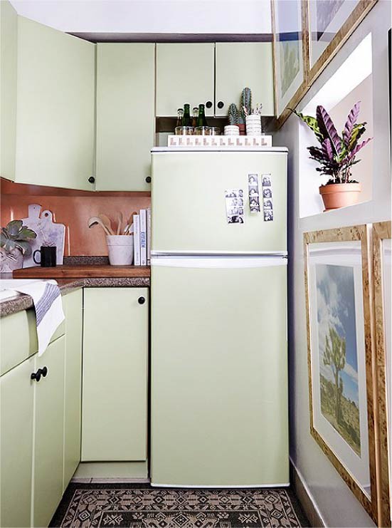 15 идей, как органично вписать холодильник в интерьер небольшой кухни домоводство