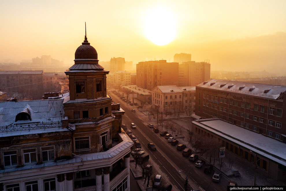 Чита с высоты: город на древнем вулкане путешествия