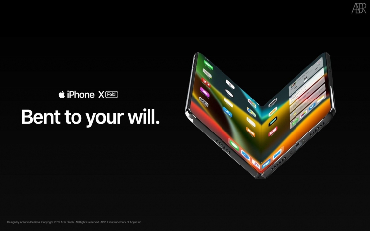 Складной iPhone X Fold глазами дизайнера Складной iPhone X Fold глазами дизайнера новости
