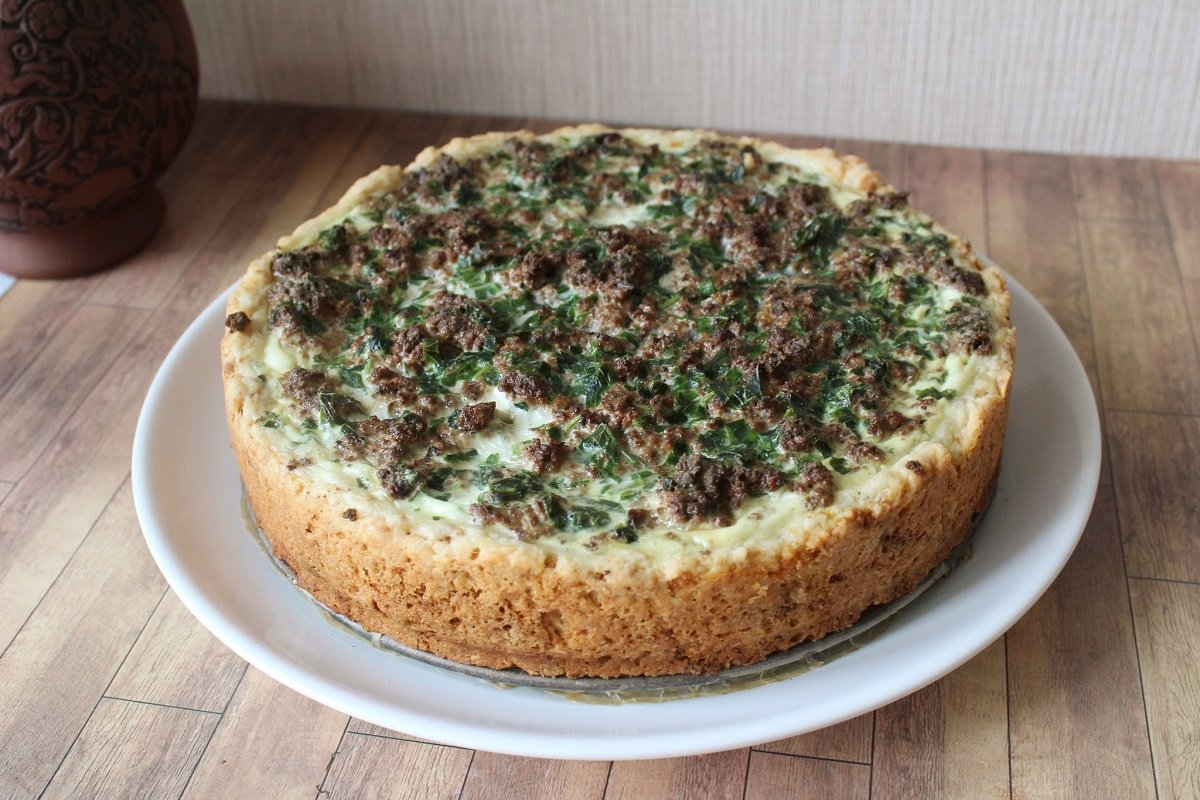 Пирог с зеленым луком от лазерсона
