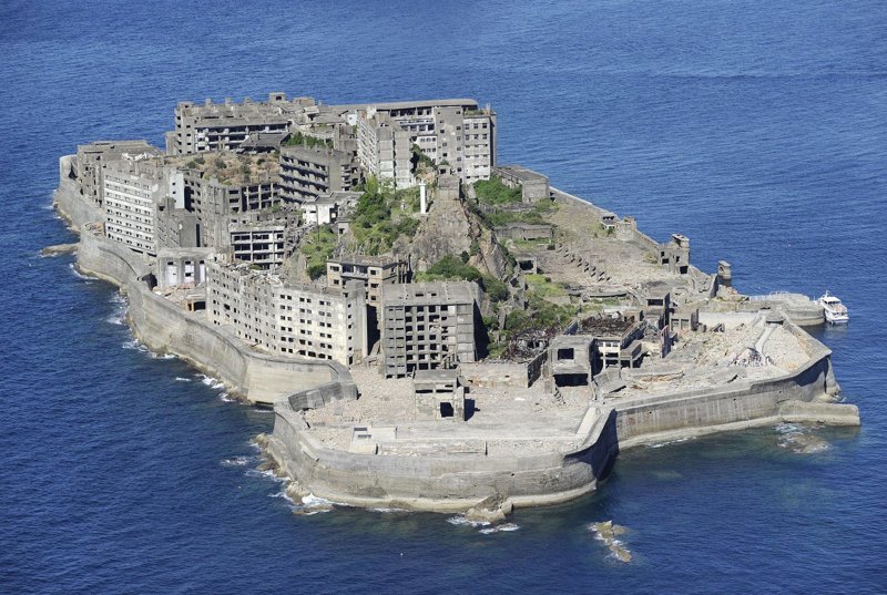 Города-призраки на карте мира. Часть 5: Хасима, Япония Хасима, заброшенное, остров, эстетика, япония