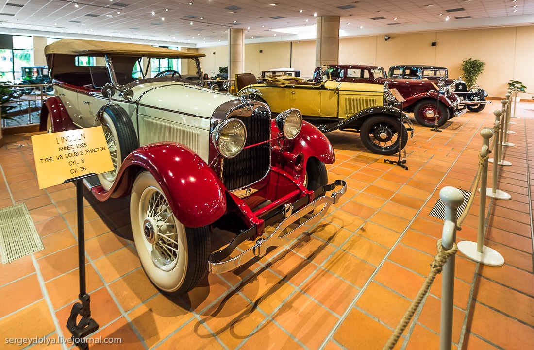 Музей автомобилей князя Монако Rolls, князя, MercedesBenz, Lamborgini, Royce, плане, переднем, имеет, Jaguar, Монако, Альбер, Ferrari, Chrysler, аукциона, Rosengart, выпуска26, заднем, года2223, Hispano, Suiza