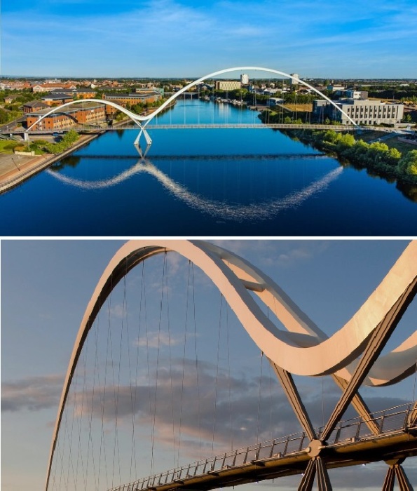 Infinity Bridge демонстрирует дизайн в его наиболее эффективном виде (Великобритания).