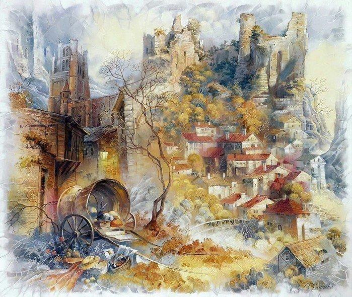 Чудесные осенние пейзажи Риммы Вьюговой