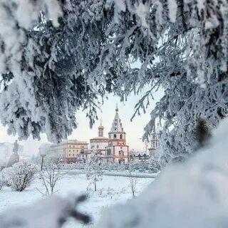 Воскресные красоты: Зимний Иркутск.