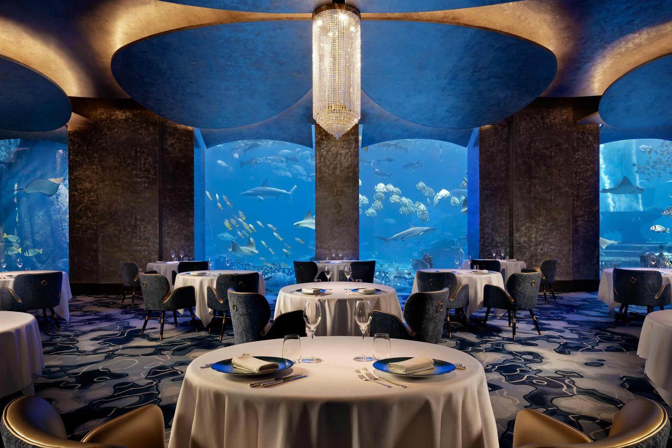 Подводный ресторан Ossiano