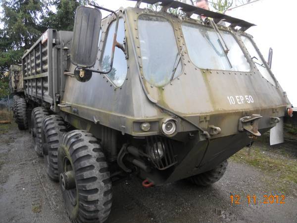 По земле и воде. Амфибийный грузовик Alvis Stalwart оружие