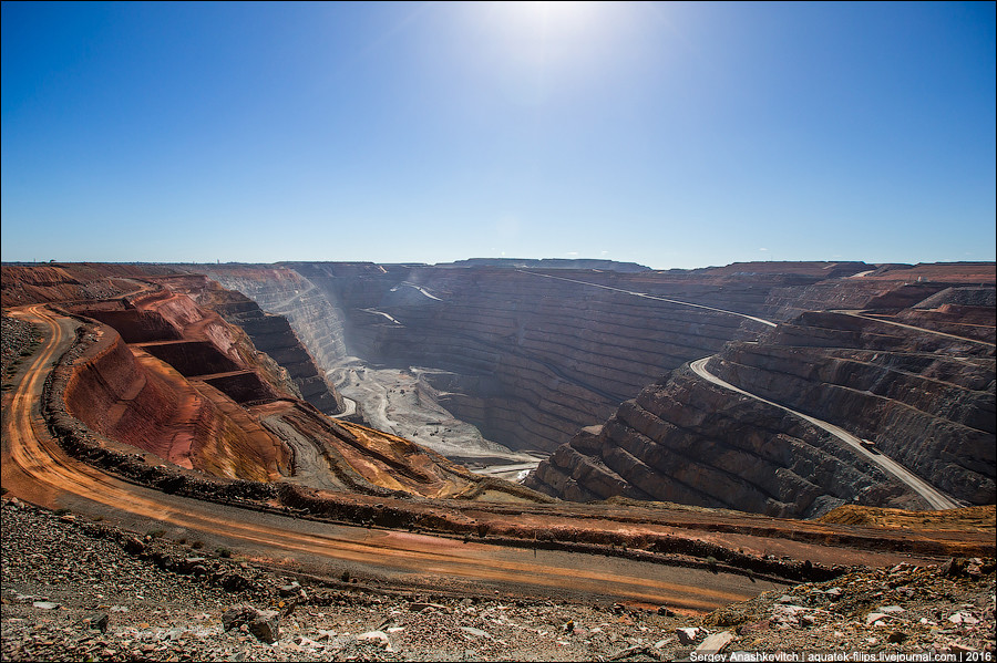 На что способен человек ради золота Super Pit,Австралия,золото,Рудник,фоторепортаж